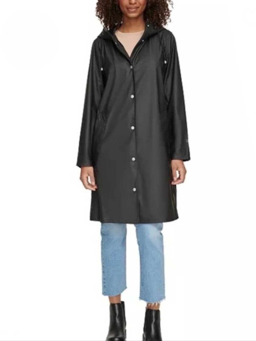 Levi's Women's Long Hooded Rain Coat XS